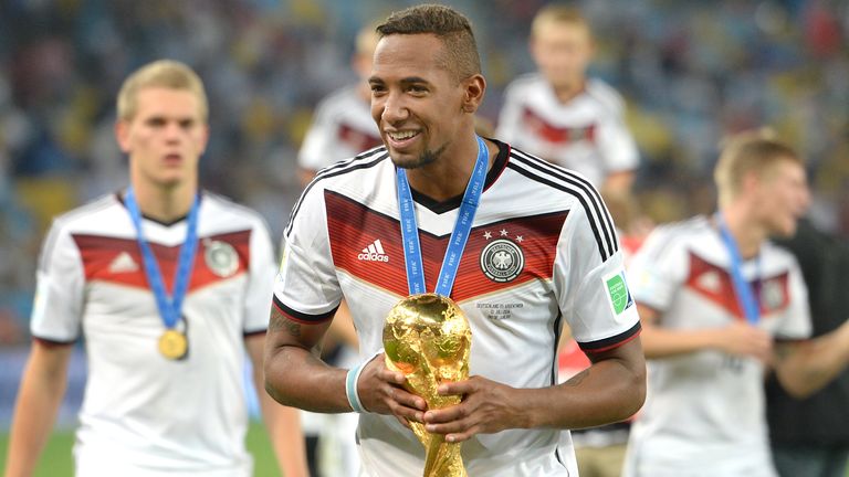 Jérôme Boateng (FC Bayern München) -  Weltmeister 2014 mit Deutschland