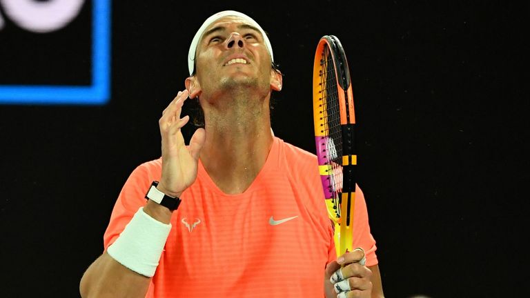 Rafael Nadal ist im Viertelfinale der Australian Open ausgeschieden.