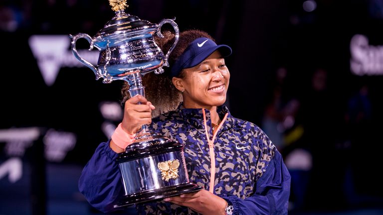 Naomi Osaka triumphiert bei den Australian Open.