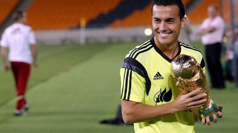 Pedro Rodríguez (AS Rom) - Weltmeister 2010 mit Spanien