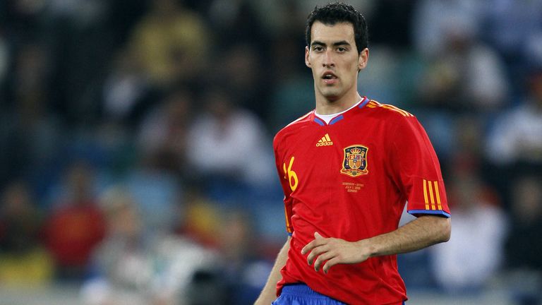 Sergio Busquets (FC Barcelona) - Weltmeister 2010 mit Spanien