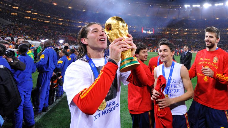 Sergio Ramos (Real Madrid) - Weltmeister 2010 mit Spanien