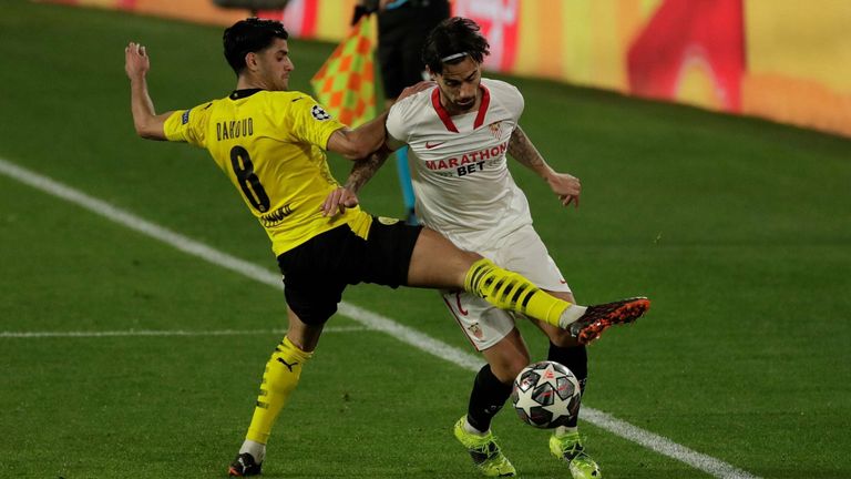 Mo Dahoud will mit dem BVB gegen Sevilla das CL-Viertelfinale erreichen.