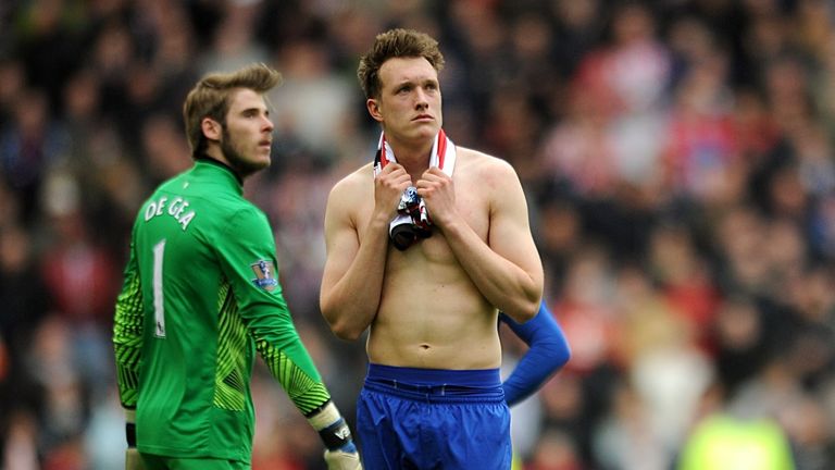 Manchester United: David de Gea und Phil Jones. Die beiden spielen seit 2011 im Old Trafford.