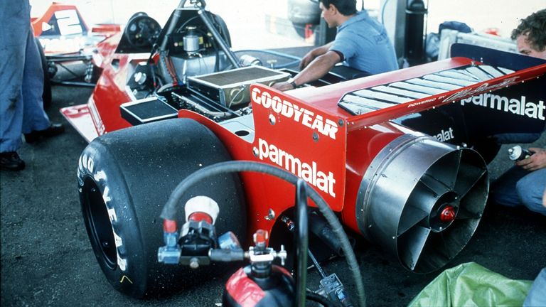 1978: Der Brabham hat einen Ventilator am Heck.