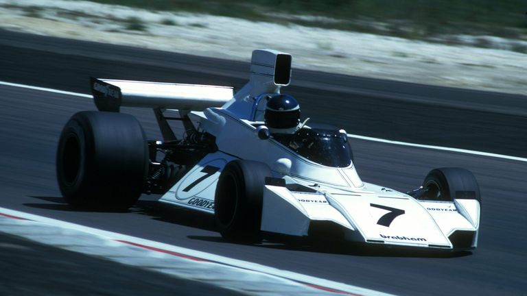 1974: Carlos Reutemann im Brabham Ford-Cosworth.