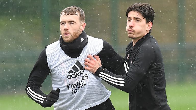 FC Arsenal: Calum Chambers und Hector Bellerin. Ab 2014 gingen die beiden für die Gunners auf Punktejagd.