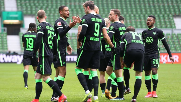 Der VfL Wolfsburg bleibt gegen Werder Bremen weiter auf Champions-League-Kurs.
