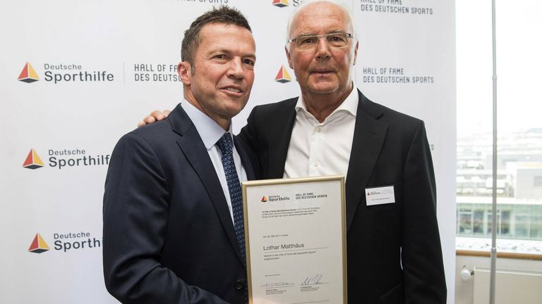 2017 wird Matthäus in die Hall of Fame des deutschen Sports aufgenommen,