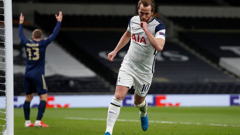 Harry Kane trifft gegen Zagreb doppelt.