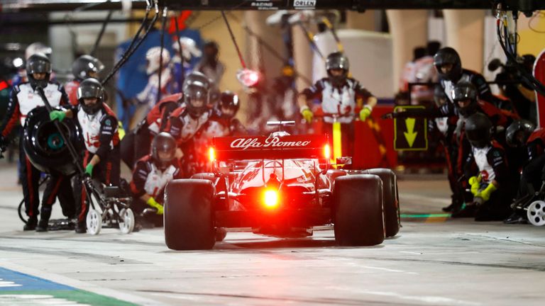 Platz 3: Alfa Romeo (Kimi Räikkönen) - 2,17 Sekunden (Runde 29) - 15 Punkte