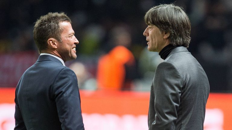 Für Peter Neururer wäre Lothar Matthäus (l.) die Idealbesetzung für die Nachfolge von Bundestrainer Joachim Löw (r.).