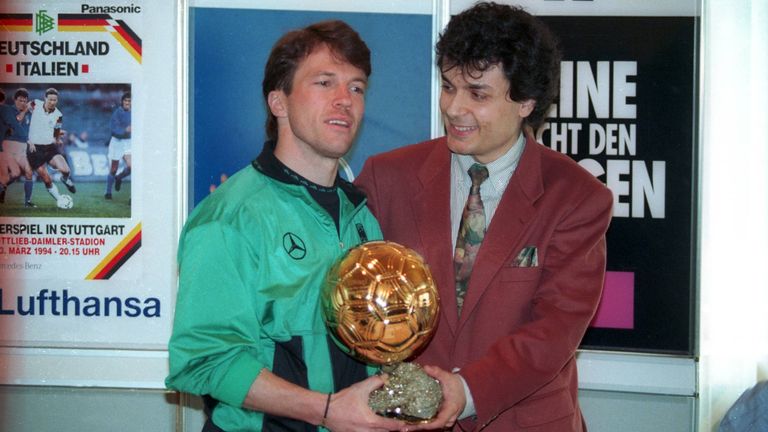 1991 er als erster offizieller FIFA- Weltfußballer des Jahres ausgezeichnet. Bis heute ist er der einzige deutsche Spieler, der diese Trophäe erhalten hat.