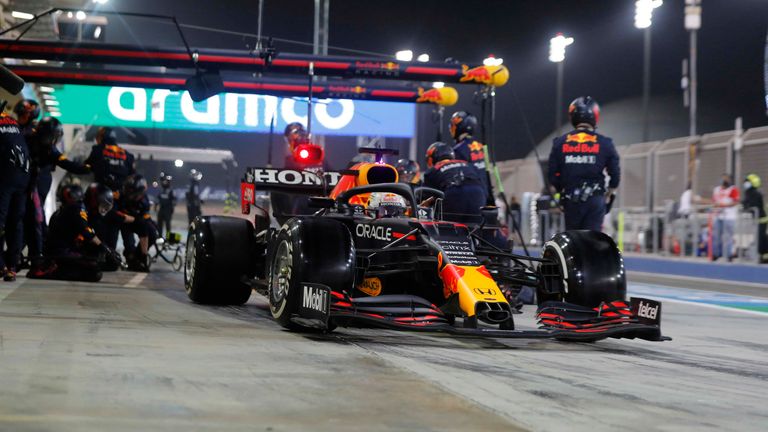 Platz 1: Red Bull (Max Verstappen) - 1,93 Sekunden (Runde 39) - 25 Punkte