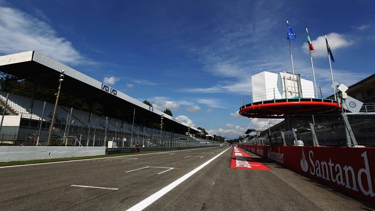 The track with the highest top speed: Autodromo di Monza/Italy – 349 km/h