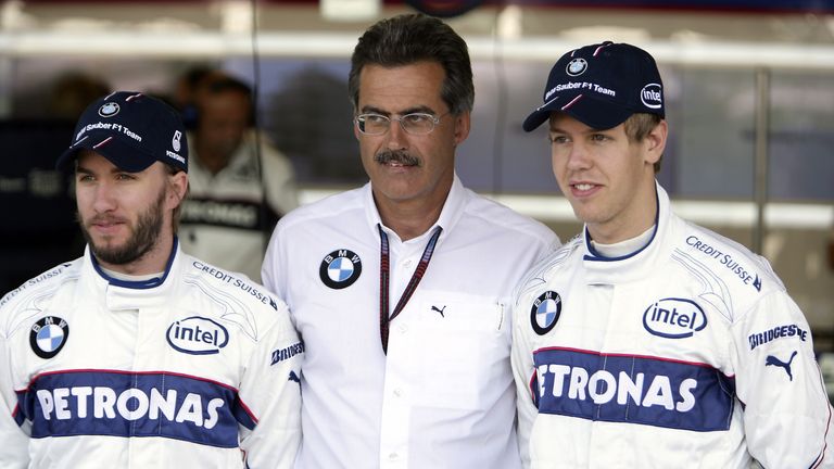 Sebastian Vettel (Aston Martin): Sauber. 2007 USA. Nach Kubica-Unfall. Blieb einziges Rennen für Sauber. In gleicher Saison noch für Toro Rosso gefahren.