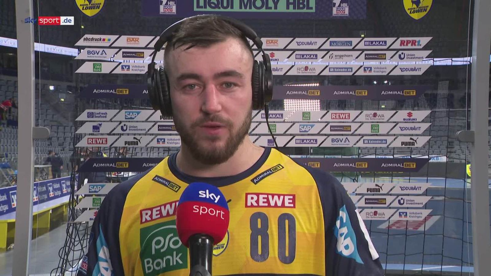 Handball Video Kohlbacher nach dem Sieg der RNL gegen Hannover