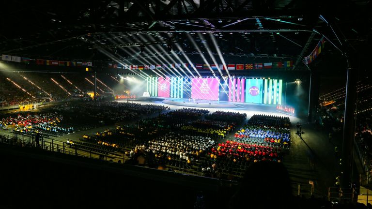 Platz 4: Baku Crystal Hall in Baku (Aserbaidschan), 27.000 Plätze