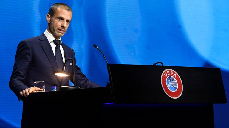 UEFA-Präsident Aleksander Ceferin begrüßt den Rückzieher der sechs englischen Klubs.