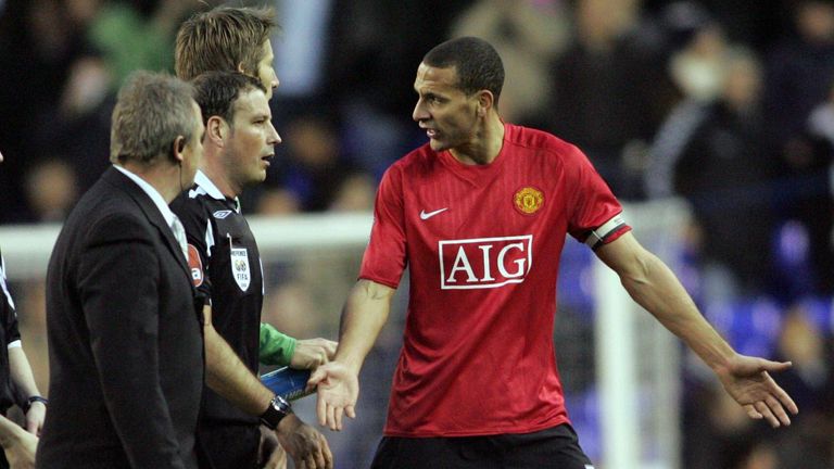 Spielt Ferdinand hier schon wieder Psychospielchen mit Clattenburg?