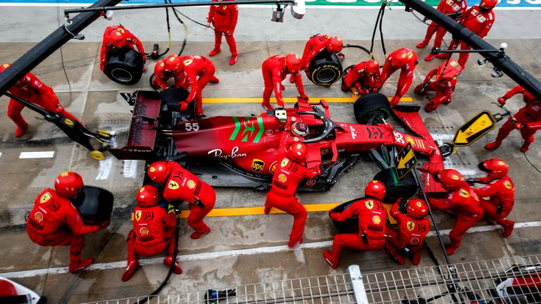 Platz 6: Ferrari (Carlos Sainz) - 2,63 Sekunden - 8 Punkte.