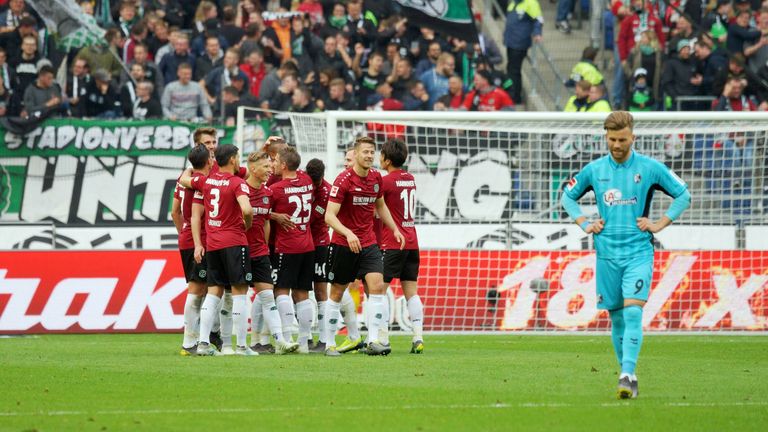 20. Hannover 96 - 68 Spiele - 60 Punkte.