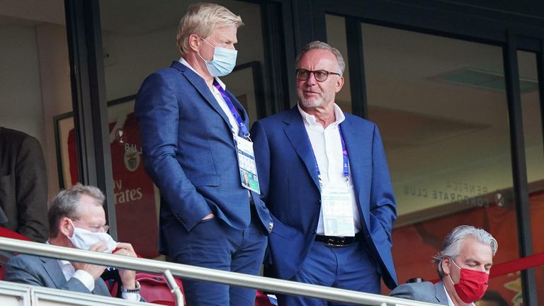 Sportliche Führung: Oliver Kahn übernimmt am 1. Januar 2022 die Nachfolge von Karl-Heinz Rummenigge als neuer Vorstandsvorsitzender, Sportvorstand bleibt Hasan Salihamidzic.