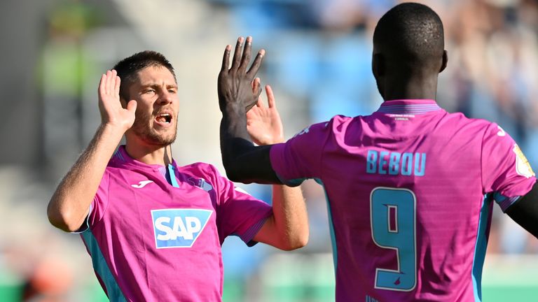 Platz 7 (geteilt): Andrej Kramaric & Ihlas Bebou: 3