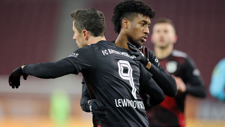 Platz 6: Kingsley Coman auf Robert Lewandowski (FC Bayern): 3 Tore