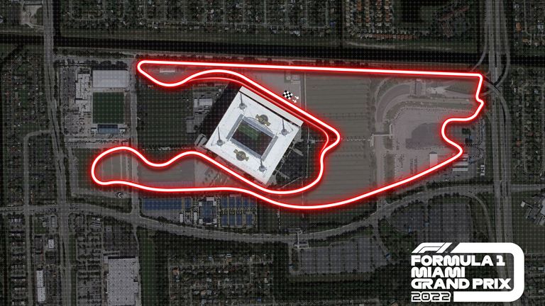 The track in Miami will be part of Formula 1 from 2022 (Image source: Formula 1).