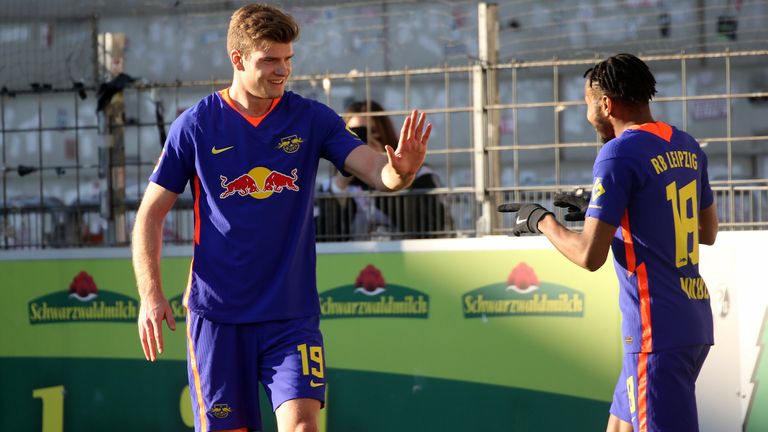 Platz 7 (geteilt): Christopher Nkunku auf Alexander Sörloth: 3 Tore 
