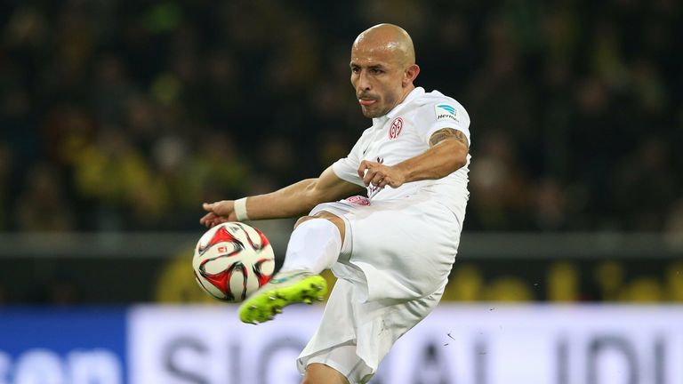 1. FSV Mainz 05: Elkin Soto (34 Jahre 193 Tage) am 13.02.2015 gegen Borussia Dortmund