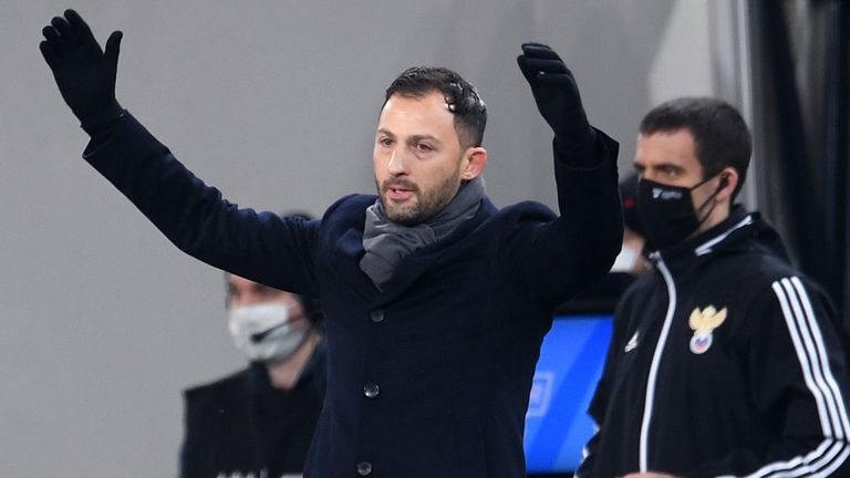 Domenico Tedesco bei seinem aktuellen Verein Spartak Moskau