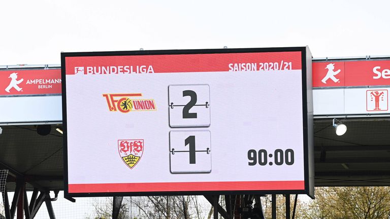 Union Berlin hatte das Heimspiel gegen den VfB Stuttgart gewonnen.