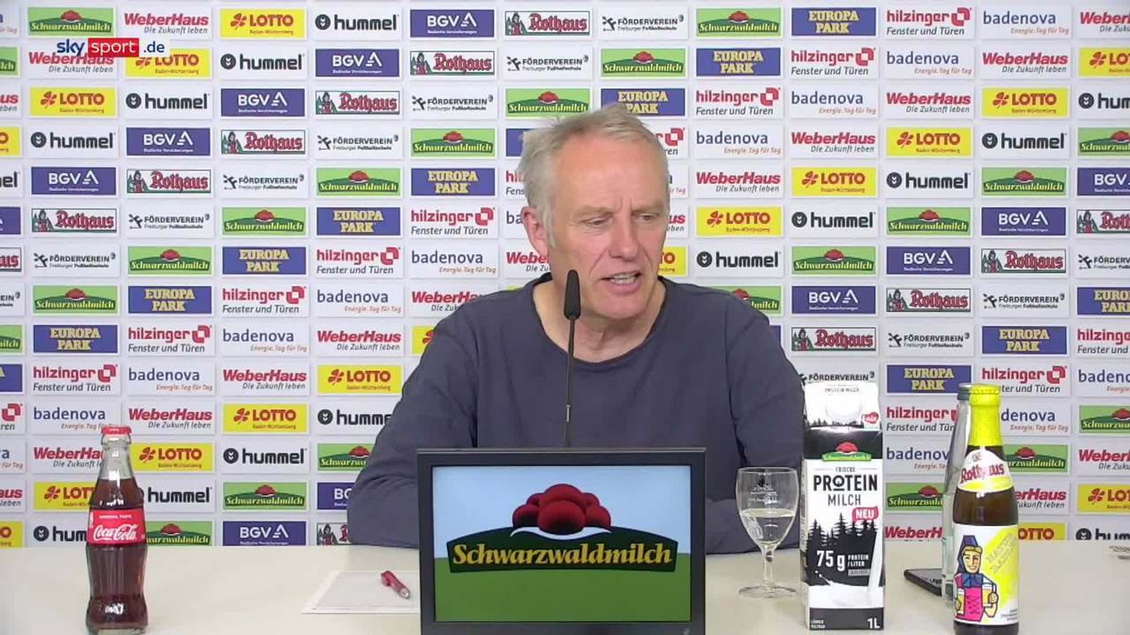 Freiburg Video: Trainer Christian Streich über Gerd Müller ...