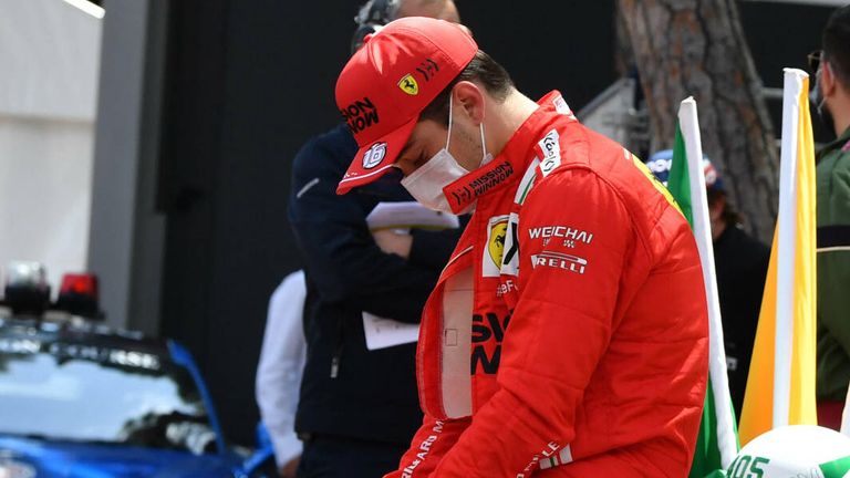 Konnte seinen Monaco-Fluch nicht ablegen: Ferrari-Pilot Charles Leclerc. 