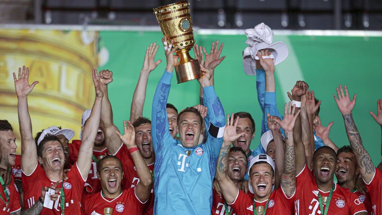 Der FC Bayern triumphiert 2020 im DFB-Pokal.