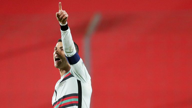 Cristiano Ronaldo, Kapitän der portugiesischen Nationalmannschaft.