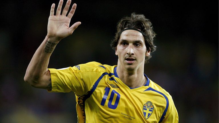 Platz 9: Zlatan Ibrahimovic (Schweden) - 9 Tore bei 13 Einsätzen (4 EM-Teilnahmen)