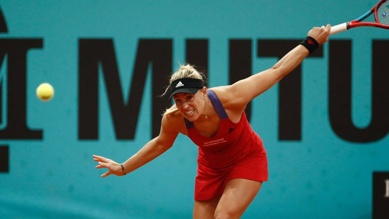Mit Kerber verabschiedet sich die letzte Deutsche vom WTA-Turnier in Madrid.