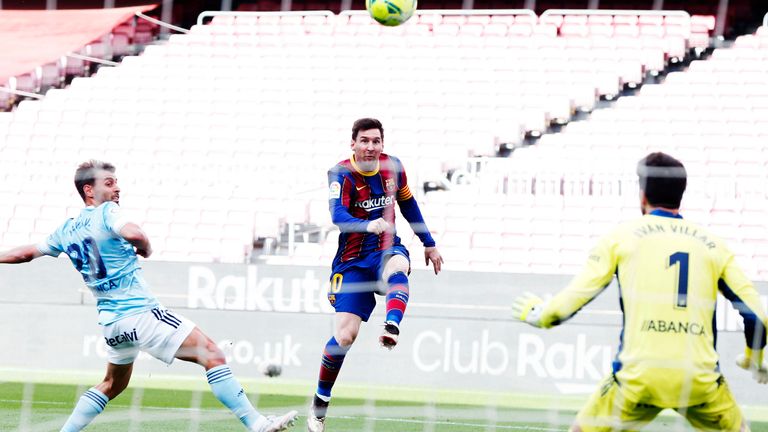 Platz 2: LIONEL MESSI (FC Barcelona). 30 Tore - 60 Punkte