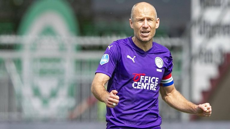 Arjen Robben feierte ein Traum-Comeback für den FC Groningen.