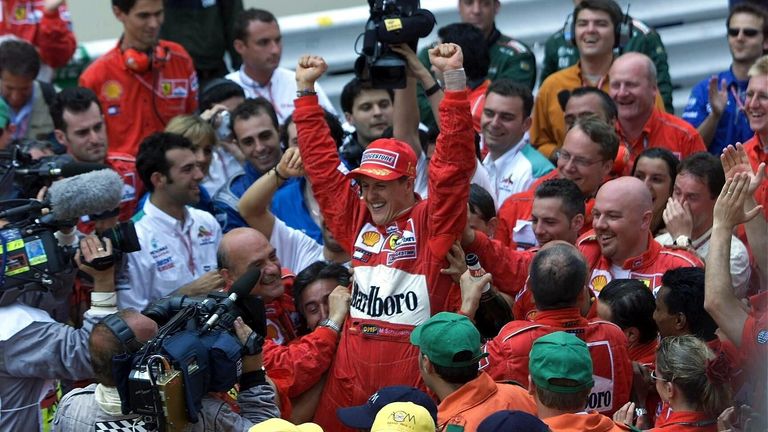 Michael Schumacher hat in Monaco insgesamt fünf Mal gewonnen. 
