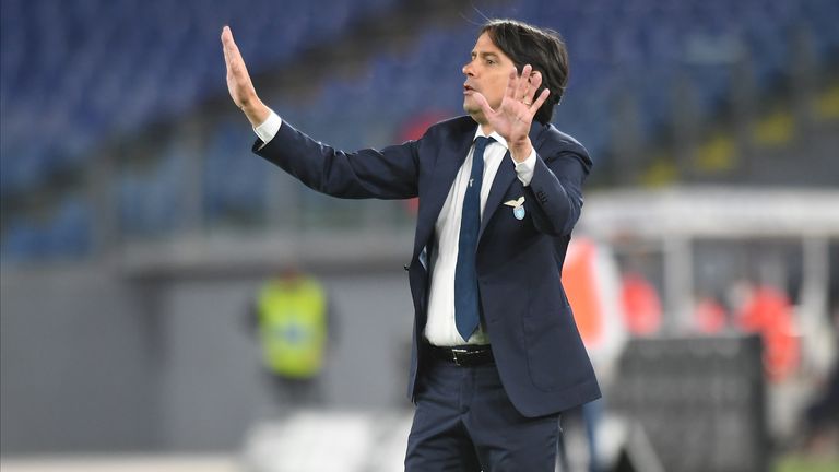 Simone Inzaghi führte Lazio Rom auf Platz sechs der Serie A.