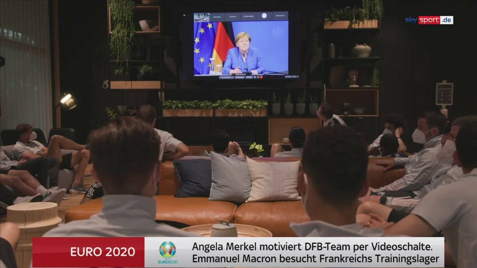 EURO 2020 Video: Angela Merkel schwört Deutschland auf EM ...