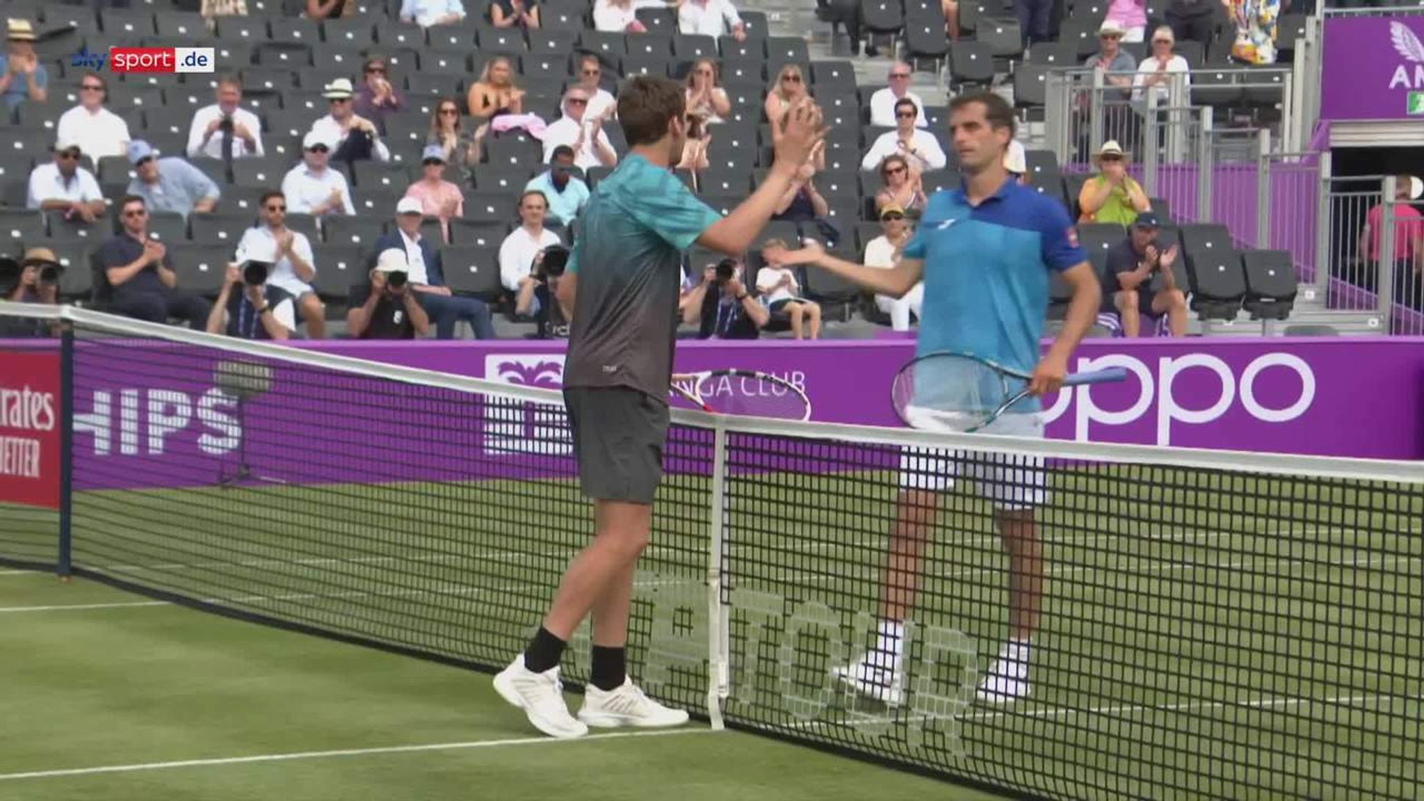 Tennis Video Cameron Norrie Besiegt Albert Ramos Vinolas In Queens Tennis News Sky Sport