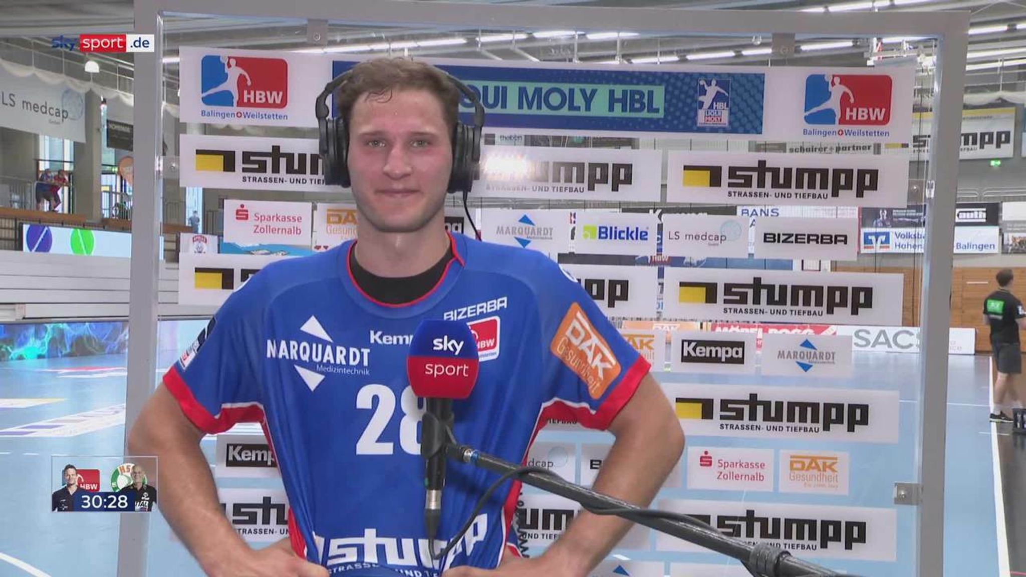 Handball Video Tobias Heinzelmann nach Balingens wichtigem Sieg Handball News Sky Sport