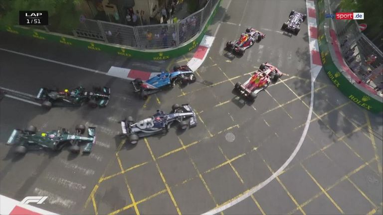 Formel 1 Video Die Xxl Highlights Aus Baku Formel 1 News Sky Sport