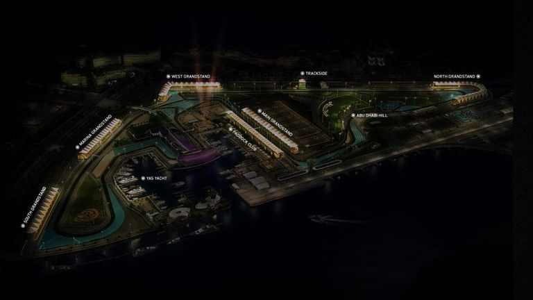 So soll der neue GP von Abu Dhabi aussehen. (Quelle Bild: https://www.yasmarinacircuit.com/en/formula1)