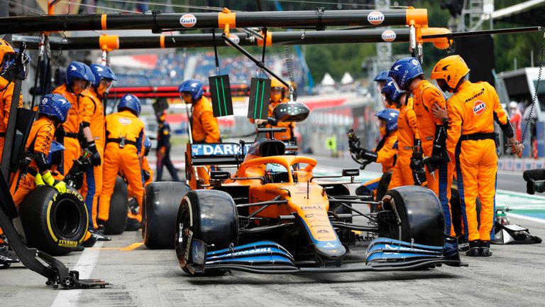 PLATZ 10: McLaren (Daniel Ricciardo) - 2,49 Sekunden - 1 Punkt.
